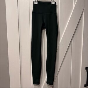 LULULEMON Athletica Wunder Train Leggings - Dark Green ~ Size 0